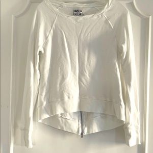 Pam & Gela Sweatshirt with Zipper Back